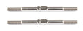 FT Titanium Turnbuckles, M3x48 mm/1.875 in, silver - view 1