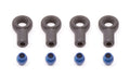 FT Blue Aluminum Shock Pivot Balls with Eyelets - view 1