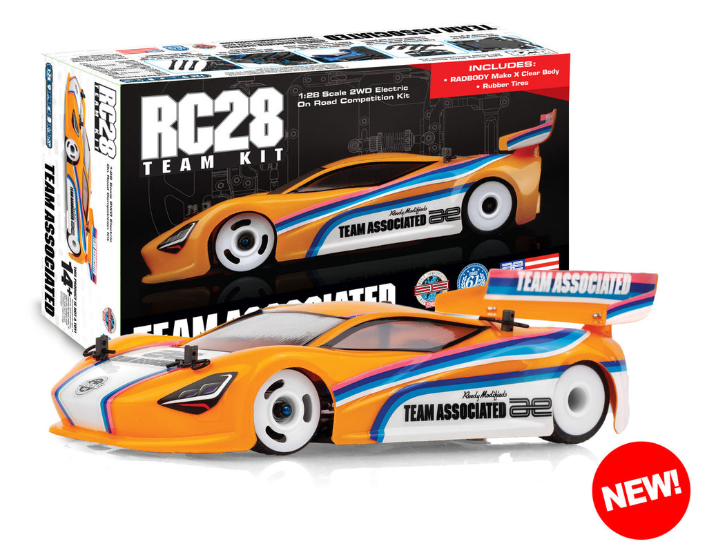 RC28R Team Kit W/Body And Tires - view 1