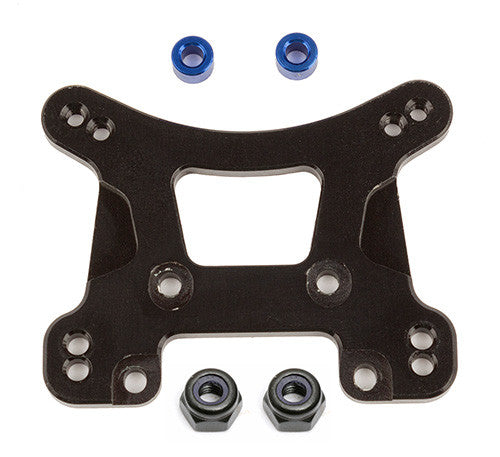 FT 1:14 Front Shock Tower, black aluminum - view 1