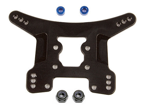 FT 1:14 Rear Shock Tower, black aluminum - view 1