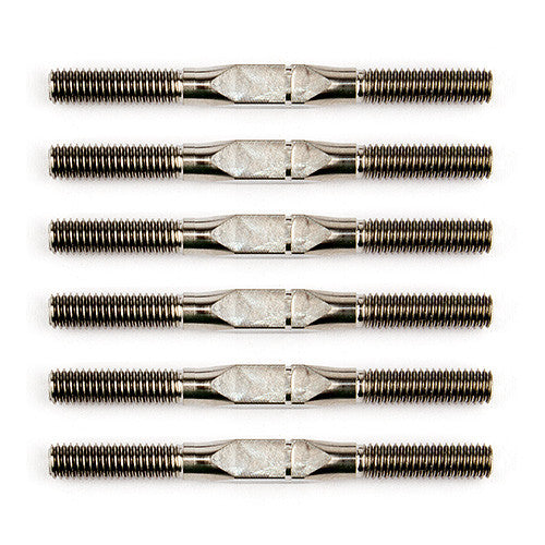 FT 1:14 Titanium Turnbuckle Set, silver, 35 mm/1.37 in - view 1