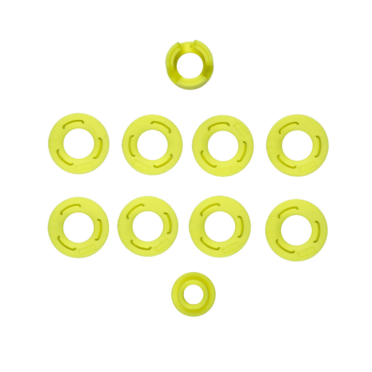 RC28R FT Sidewall Flange Set, Yellow - view 1