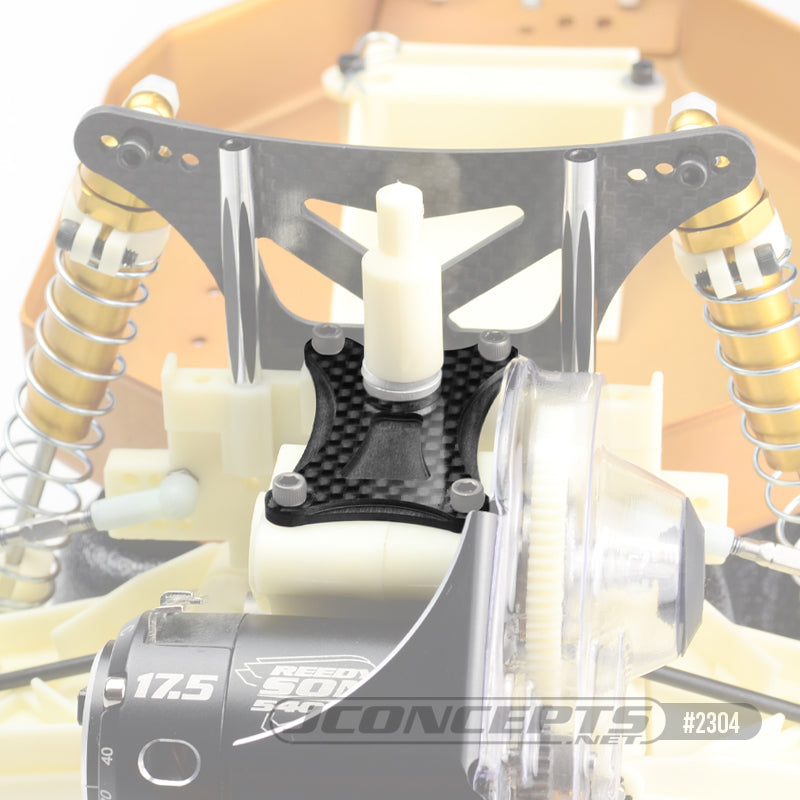 RC10 Classic 2.5mm Carbon Fiber Transmission Brace - 6 Gear