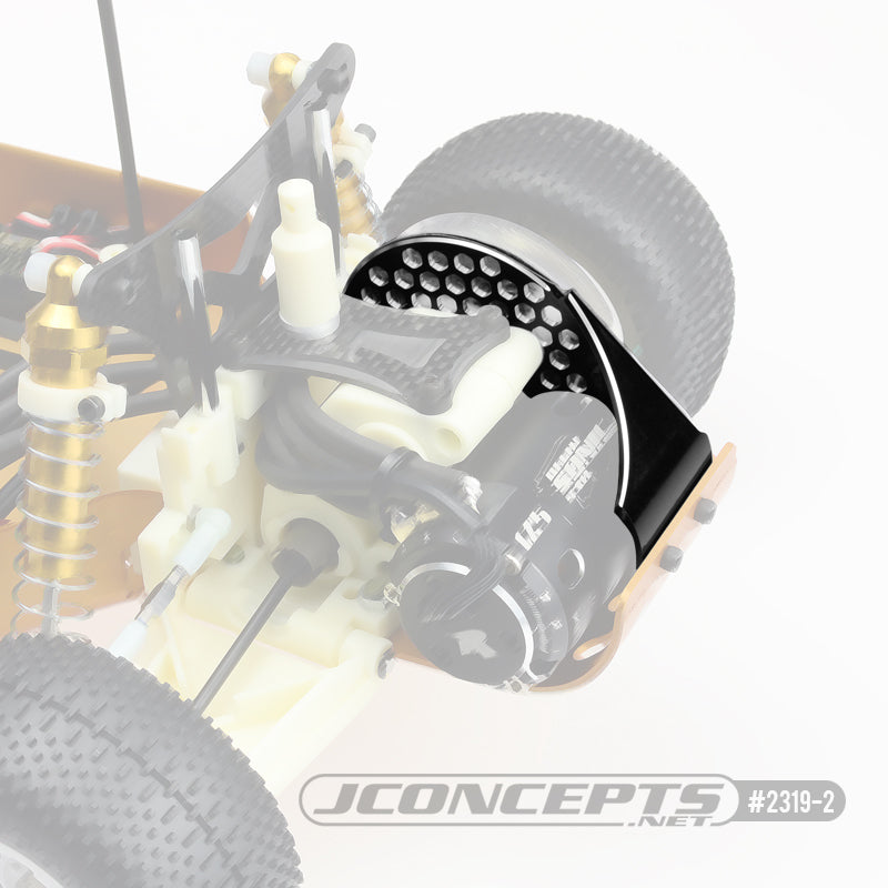 RC10 Aluminum Rear Motor Plate - Honeycomb