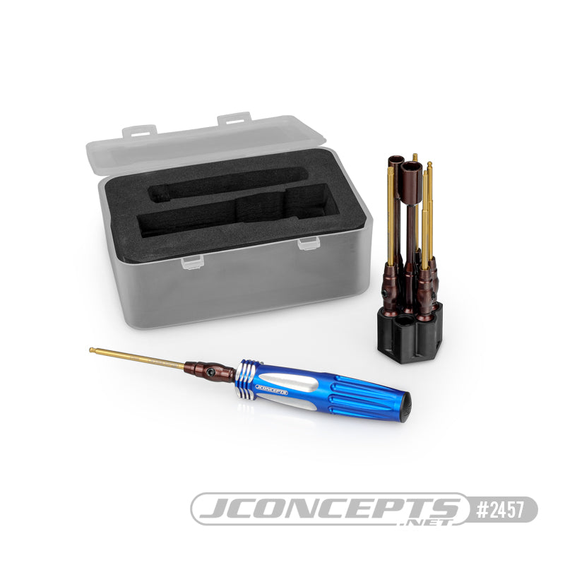 Hex Driver Wrench Set w/ Storage Base - 7pc