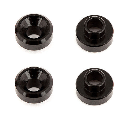 Servo Washers, black aluminum