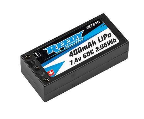 REEDY POWER 400mAh 60C 7.4V 1:28 Stick Battery