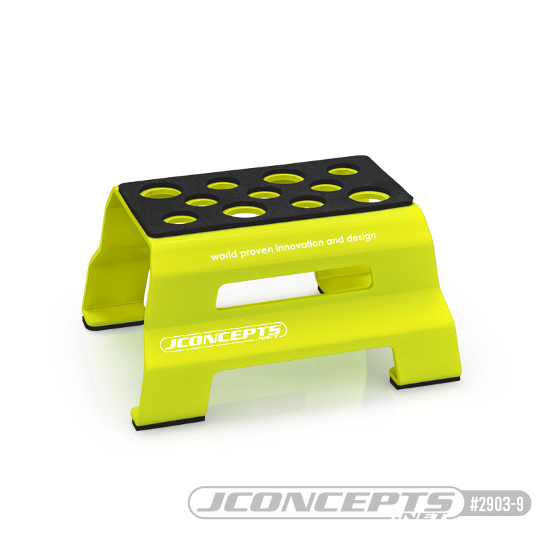JConcepts Metal Car Stand - Yellow
