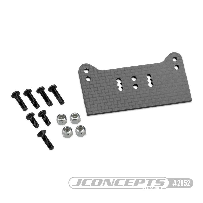 F2 Truggy Body Mount Adaptor, Carbon Fiber - MBX8T