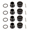 TC7.2 FT Adjustable Body Post Set, black aluminum - view 1