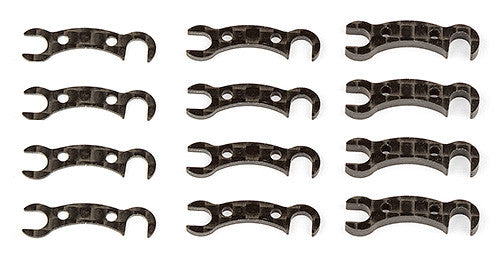 TC7.2 FT Camber Link Mount Shims, carbon fiber - view 1