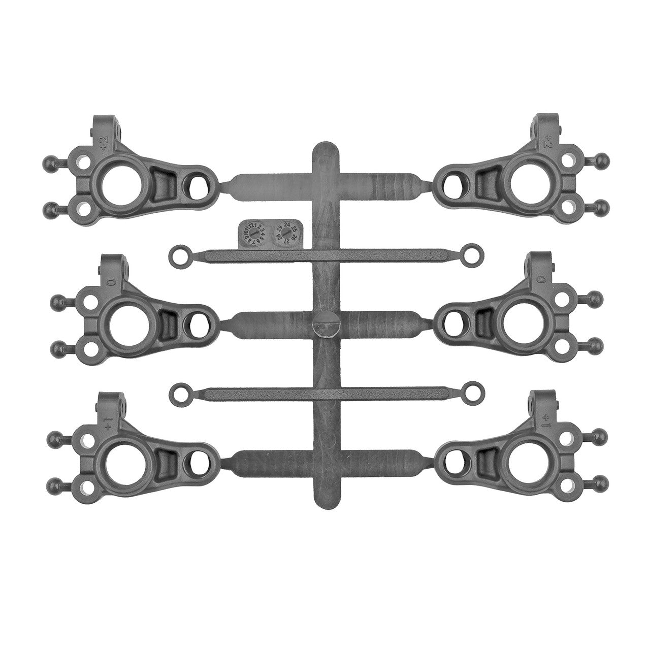 RC10TC8 FT Carbon Steering Block Set - view 1
