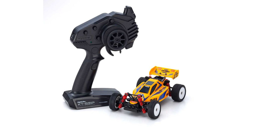 MINI-Z Buggy Readyset TURBO OPTIMA Mid Special Yellow - view 1