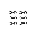 RC10TC8 FT CARBON FIBER STEERING BLOCK MOUNT SHIMS - view 1