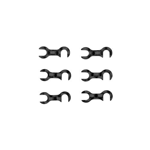 RC10TC8 FT CARBON FIBER STEERING BLOCK MOUNT SHIMS - view 1