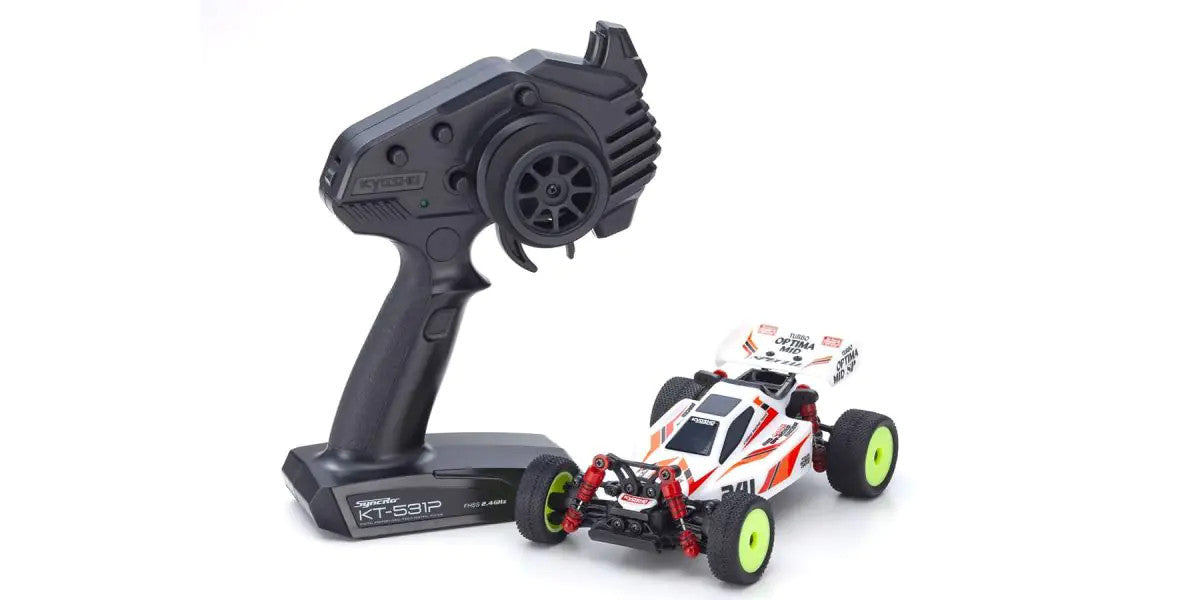 MINI-Z Buggy Readyset TURBO OPTIMA Mid Special White - view 1