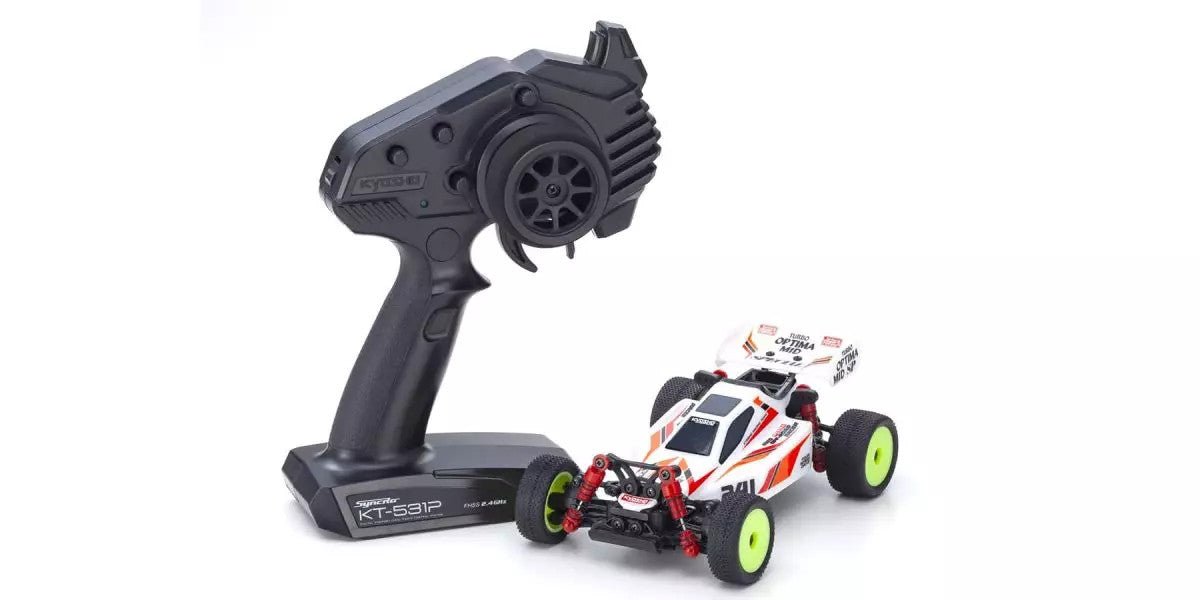 MINI-Z Buggy Readyset TURBO OPTIMA Mid Special White - view 1