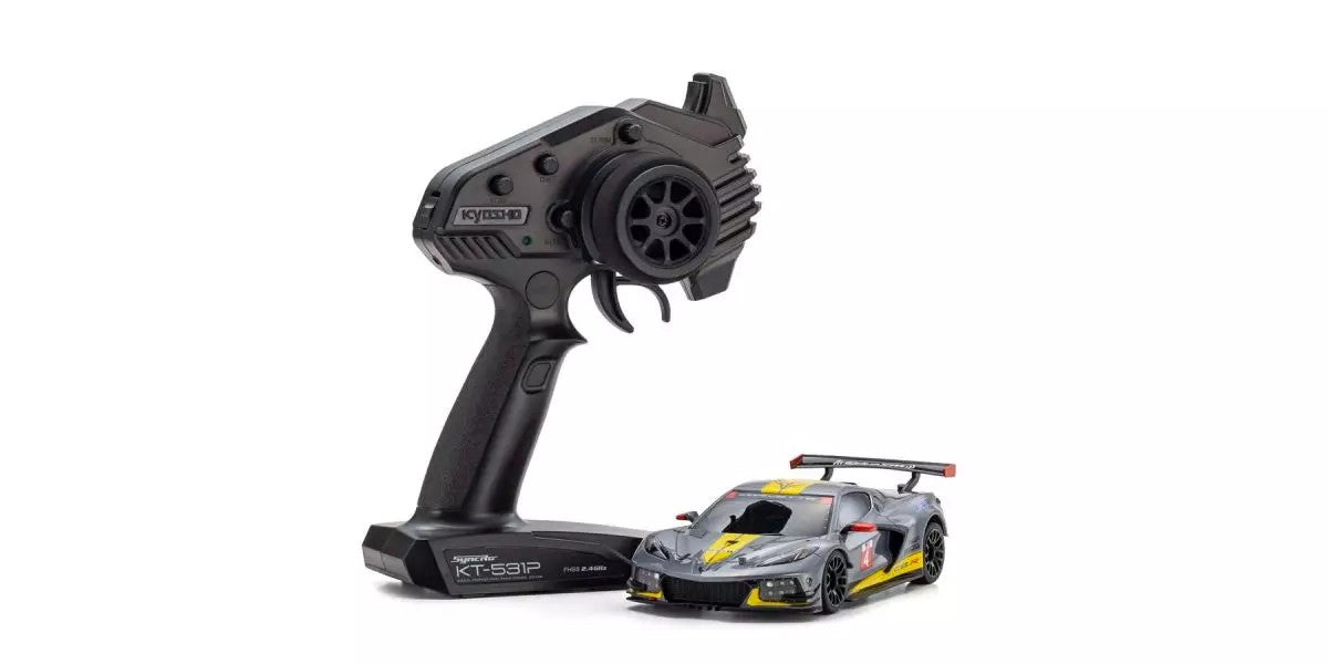 MINI-Z RWD MR-04 readyset CHEVROLET\u00ae CORVETTE\u00ae C8.R Gunmetal - view 1