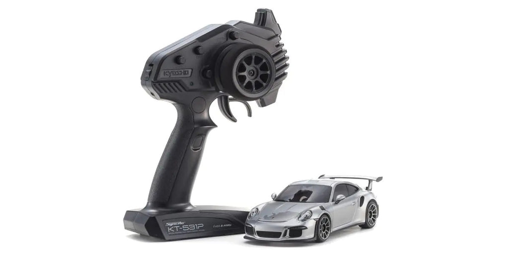 MINI-Z RWD MR-04 readyset Porsche 911 GT3 RS GT Silver metallic - view 1