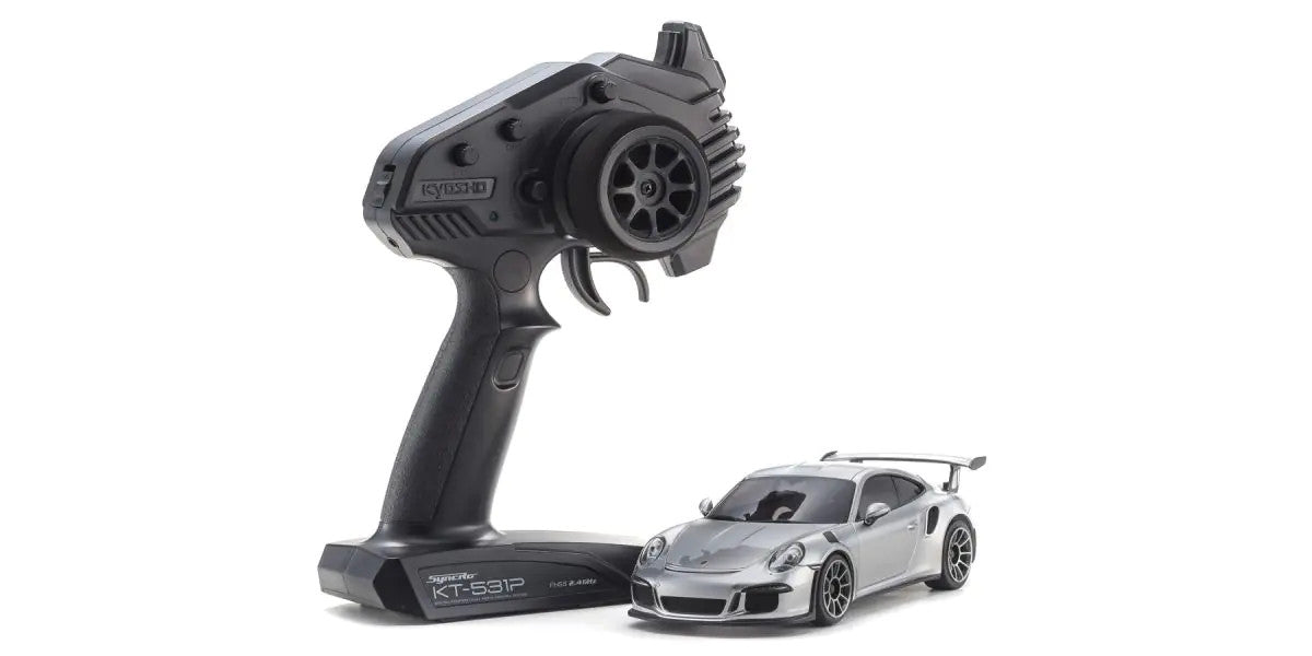 MINI-Z RWD MR-04 readyset Porsche 911 GT3 RS GT Silver metallic - view 1