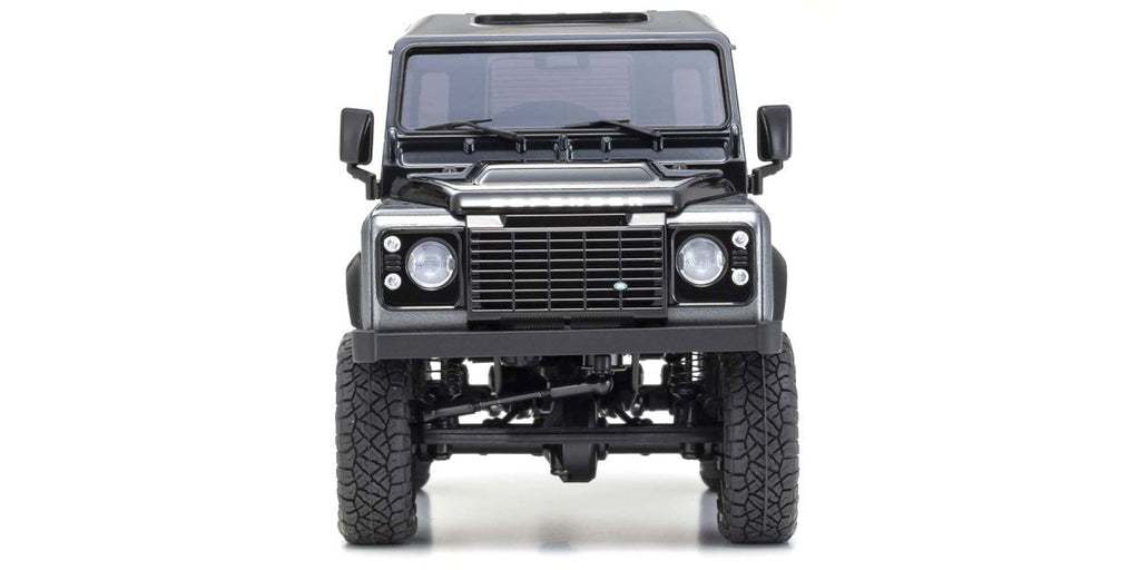 Radio Controlled Electric Powered Crawling car MINI-Z 4×4 Series Ready Set Land Rover Defender 90 Autobiography Corris Gray / Santorini Black - view 6