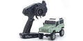 Radio Controlled Electric Powered Crawling car MINI-Z 4×4 Series Ready Set Land Rover Defender 90 Heritage Grasmere Green / Alaska White - view 1