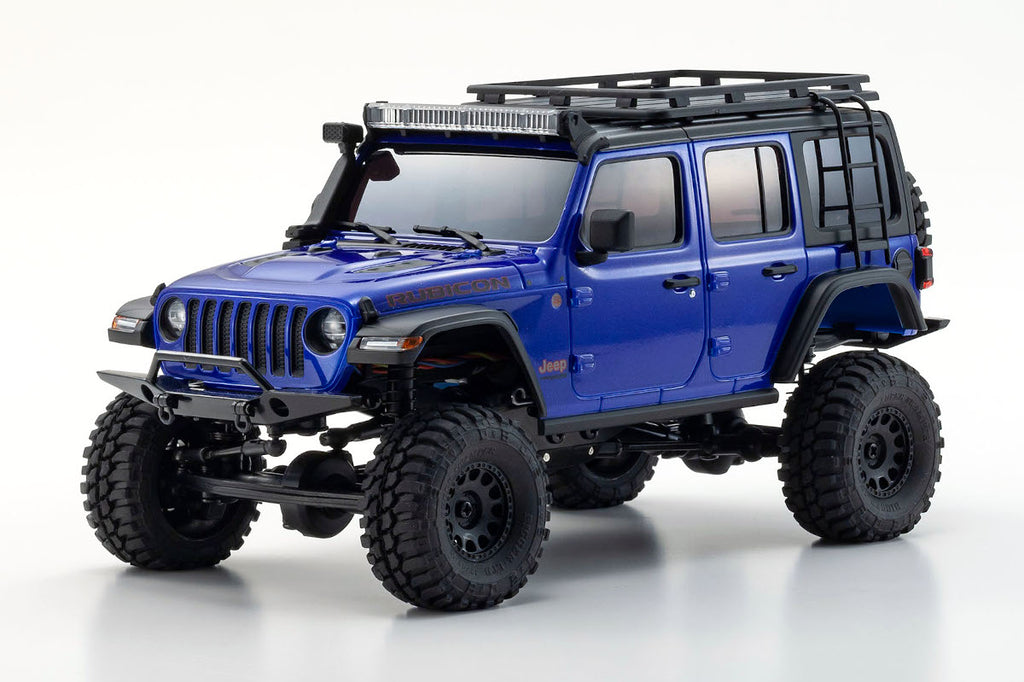 MINI-Z 4\u00d74 Series Readyset Jeep\u24c7 Wrangler Unlimited Rubicon with Accessory parts Ocean Blue Metallic - view 2