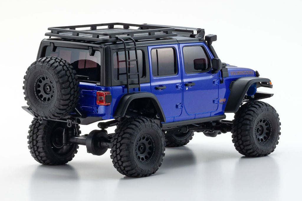 MINI-Z 4\u00d74 Series Readyset Jeep\u24c7 Wrangler Unlimited Rubicon with Accessory parts Ocean Blue Metallic - view 3
