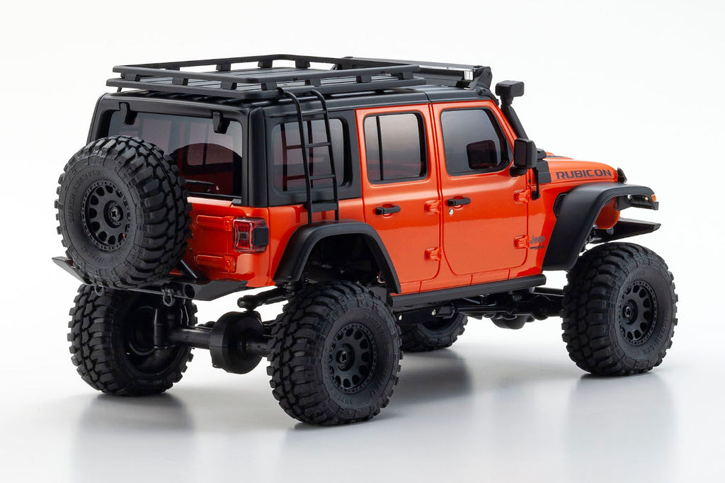 MINI-Z 4\u00d74 Series Readyset Jeep\u24c7 Wrangler Unlimited Rubicon with Accessory parts Punk`n Metallic - view 3