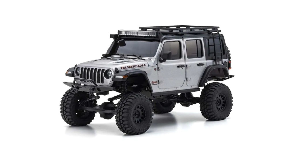 MINI-Z 4\u00d74 Series Readyset Jeep\u24c7 Wrangler Unlimited Rubicon w/acc. Billet Silver Metallic - view 2