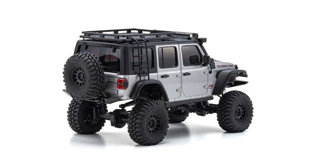 MINI-Z 4\u00d74 Series Readyset Jeep\u24c7 Wrangler Unlimited Rubicon w/acc. Billet Silver Metallic - view 3