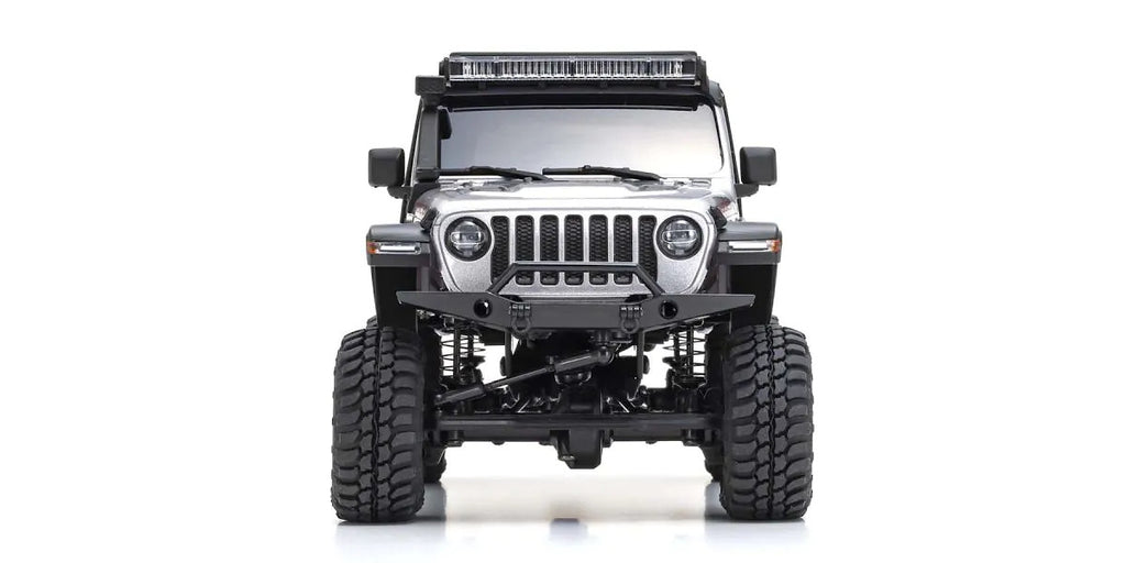 MINI-Z 4\u00d74 Series Readyset Jeep\u24c7 Wrangler Unlimited Rubicon w/acc. Billet Silver Metallic - view 5