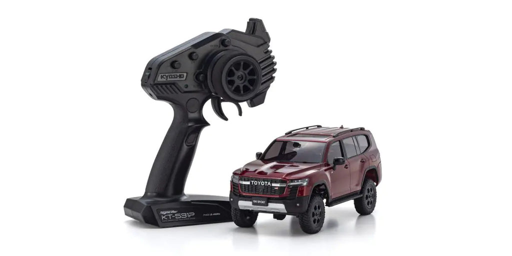MINI-Z 4x4 readyset Toyota LAND CRUISER 300 GR SPORT Dark Red Mica Metallic - view 1