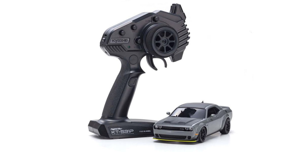 MINI-Z AWD DODGE CHALLENGER SRT HELLCAT REDEYE Destroyer Gray - view 1