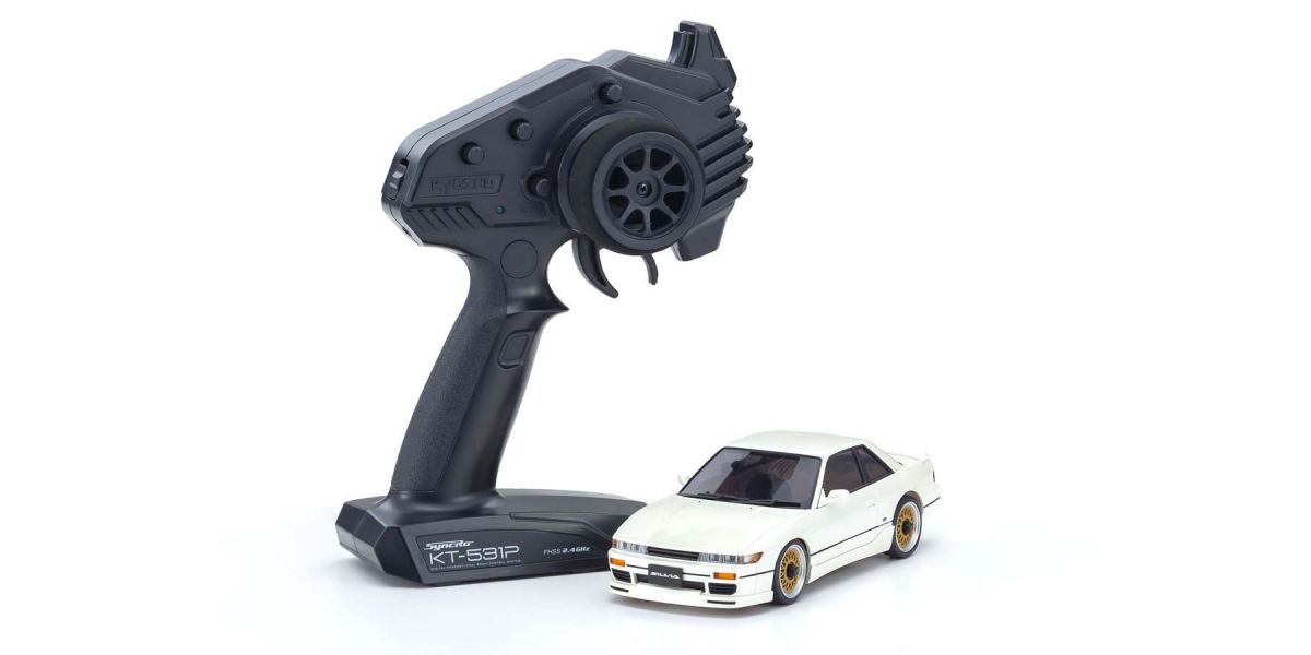 MINI-Z AWD NISSAN SILVIA K’s (S13) with Aero kit Pearl White - view 1