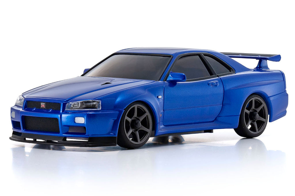 MINI-Z AWD NISSAN SKYLINE GT-R R34 V.spec\u2161N\u00fcr Metallic Blue - view 2