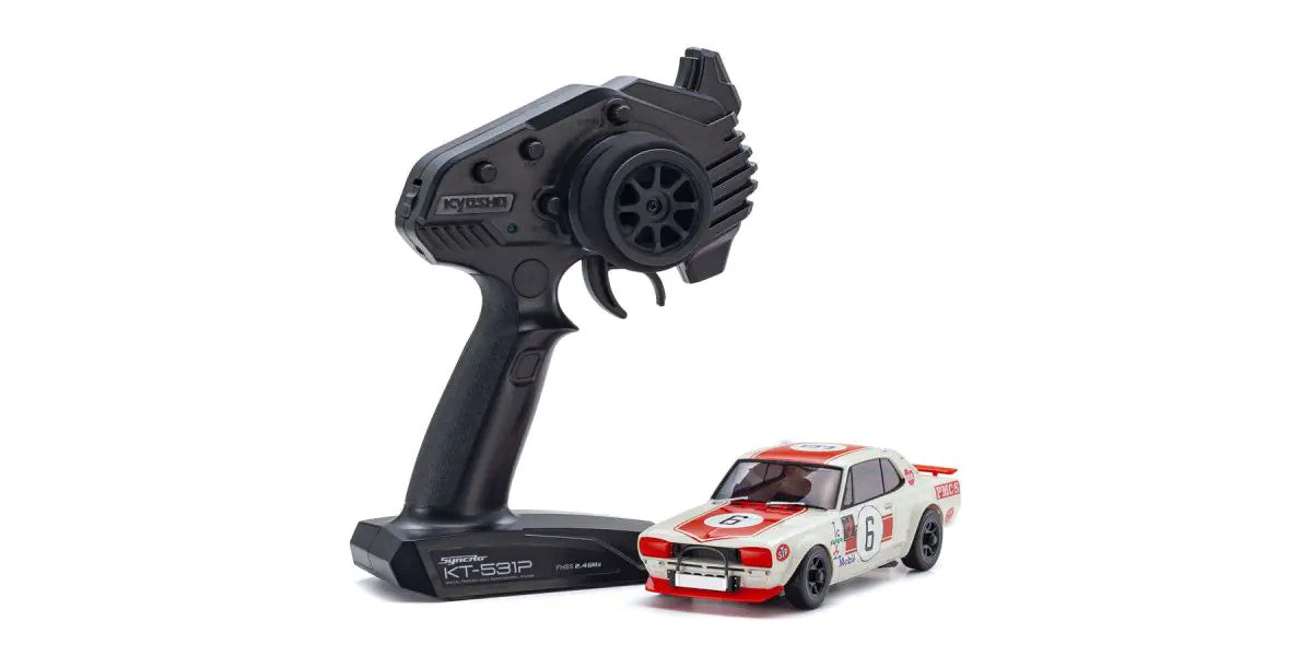 MINI-Z AWD NISSAN SKYLINE 2000GT-R (KPGC10) Racing 1972 #6 Red - view 1