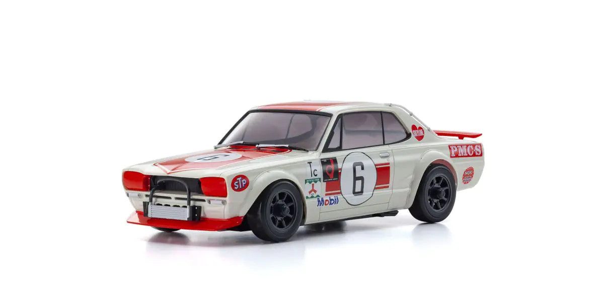 MINI-Z AWD NISSAN SKYLINE 2000GT-R (KPGC10) Racing 1972 #6 Red - view 2