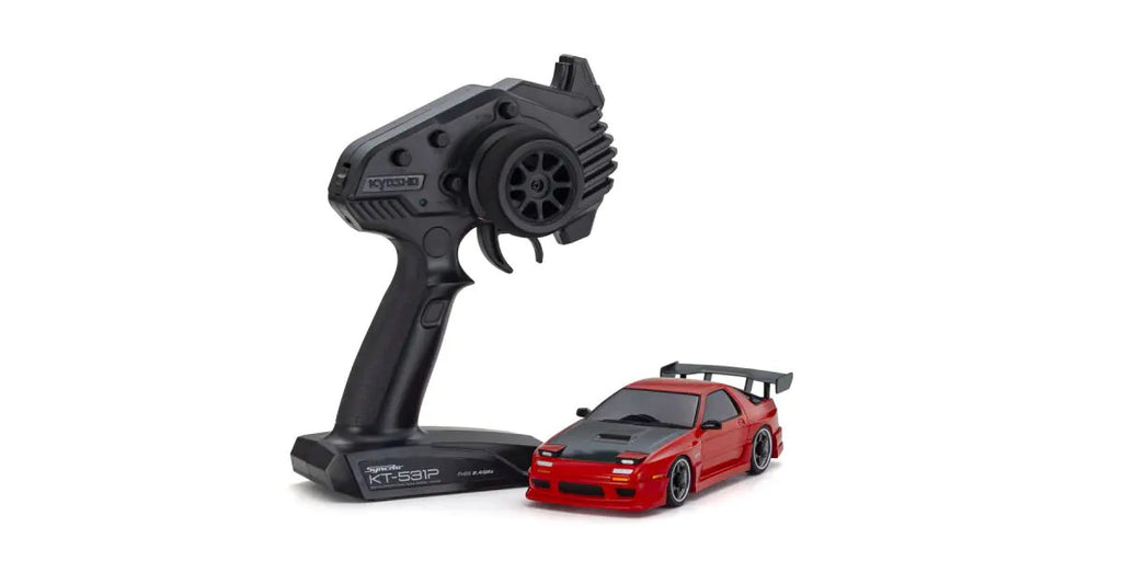 MINI-Z AWD MAZDA SAVANNA RX-7 FC3S with Aero Kit and CFRP hood Red - view 1