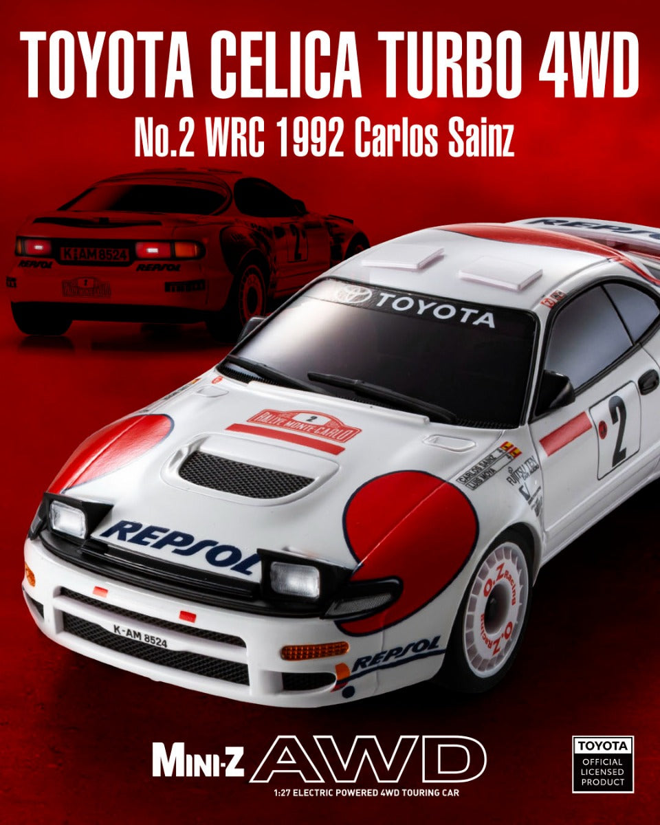 MINI-Z AWD Toyota CELICA TURBO 4WD No.2 WRC 1992 Carlos Sainz - view 4