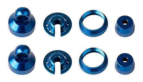Enduro Shock Parts, blue aluminum - view 1