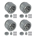 Enduro Trigon Wheels, 1.55 in, silver color - view 1