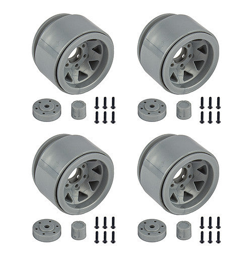 Enduro Trigon Wheels, 1.55 in, silver color - view 1