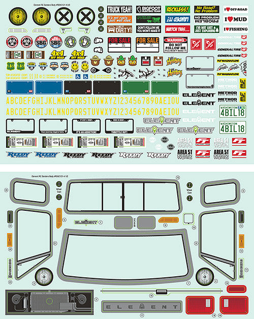 Sendero Body Decal - view 1