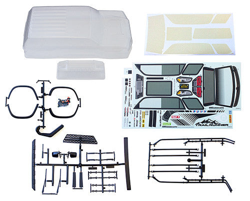 Trailrunner Body, clear, with accessories - view 1