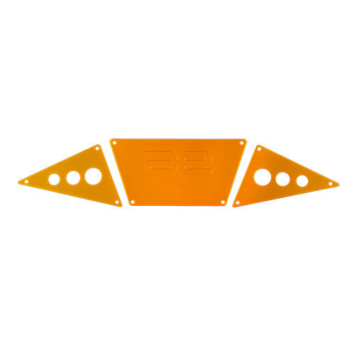 ENDURO RC10 TT Aluminum Bumper Skid Plates, Gold - view 1