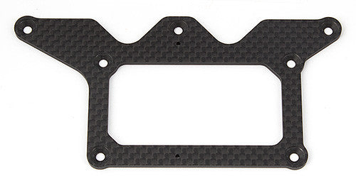 RC12R6 FT Lower Pod Plate, carbon fiber - view 1