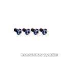 3x6mm Top Hat Titanium Screw - 4pc