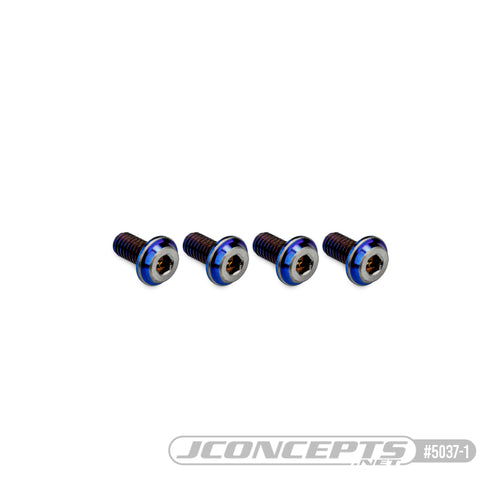 3x6mm Top Hat Titanium Screw - 4pc